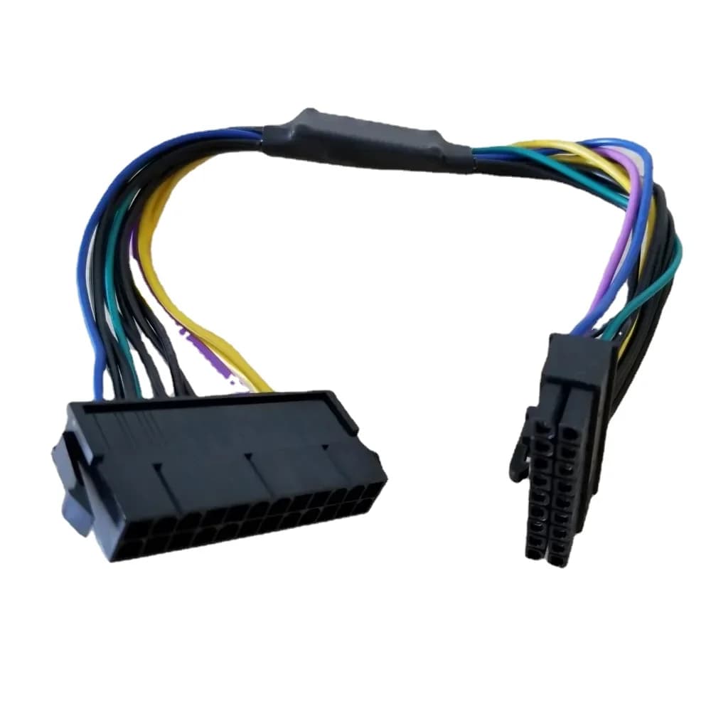 ATX PSU 18AWG 18Pin to 24Pin Adapter Converter Power Connector Cable for HP Z420 Z620 Desktop Workstation Montherboard 30CM