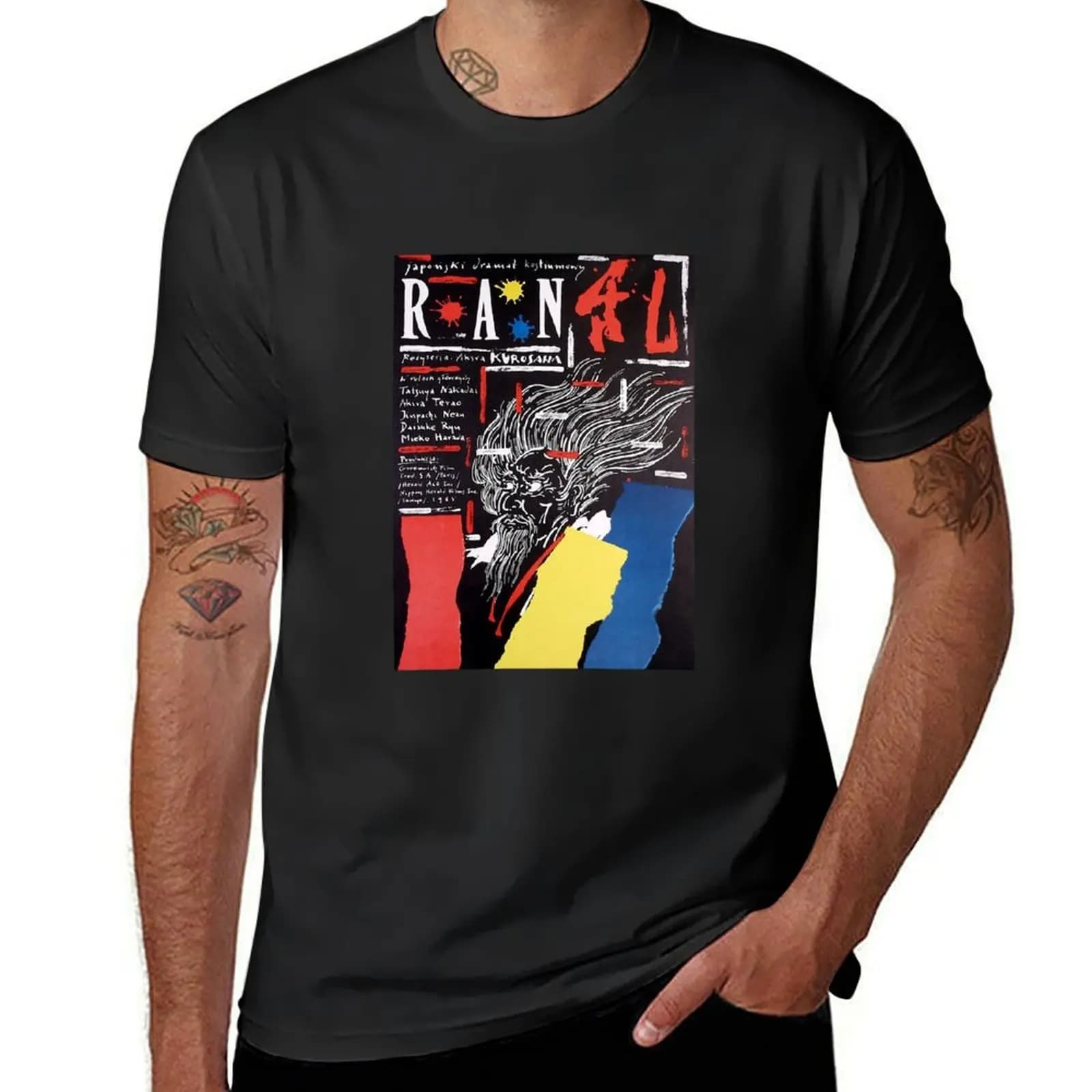 Ran by Akira Kurosawa T-Shirt sports fans anime kawaii clothes mens graphic t-shirts hip hop