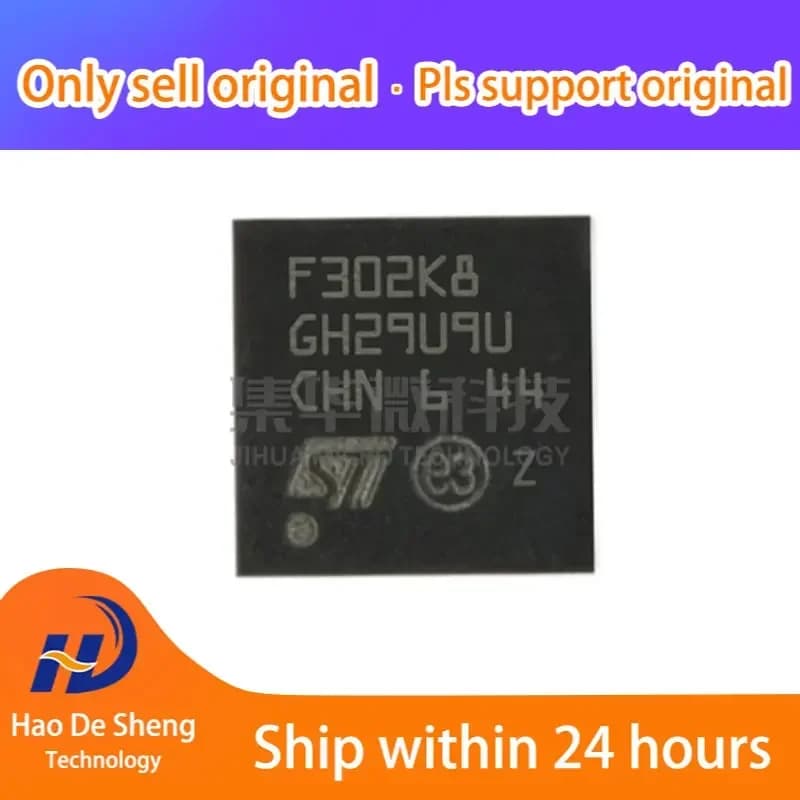 10PCS/LOT  STM32F302K8U6TR STM32F302K8U6 QFN32  New Original In Stock