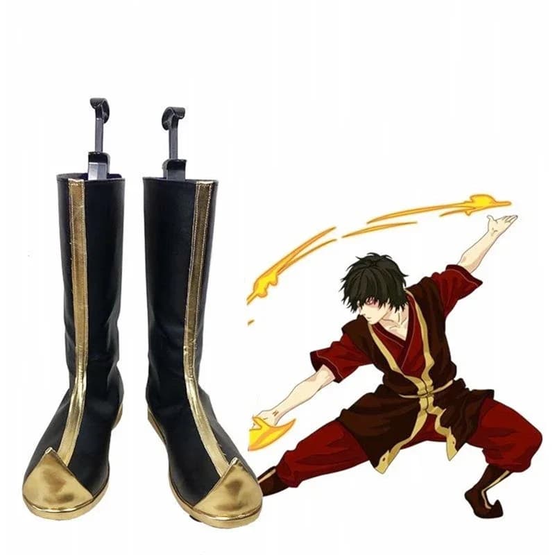 New Anime Game Avatar: Ultimate Airbender Zuko Cosplay Shoes Boots Custom Props Halloween Customizable Accessories