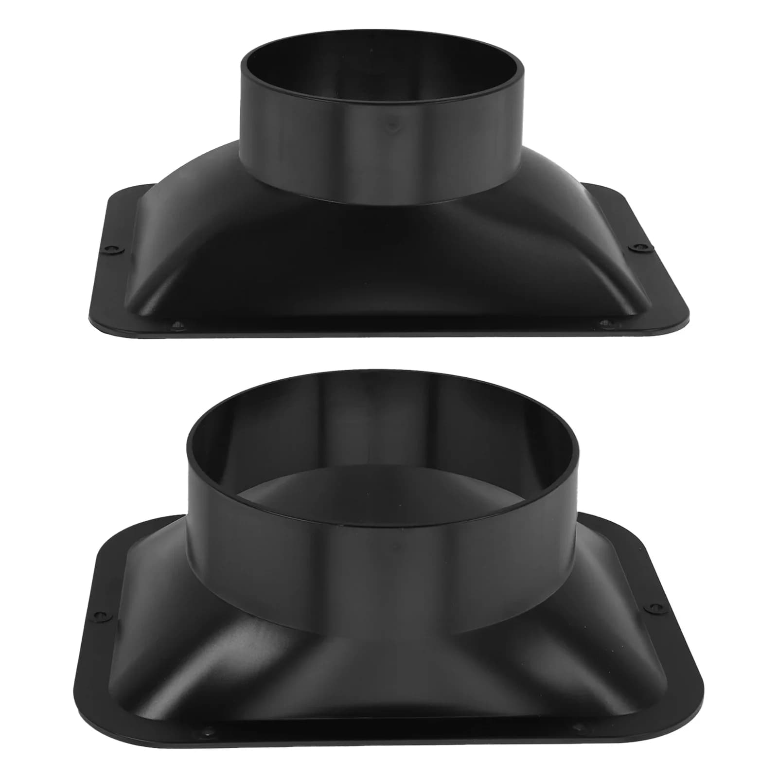 Pipe Air Vent Flange Seat Connector ABS Tube Air Ventilation Hose Connector Exhaust Duct Fitting Air System Vent Hardware