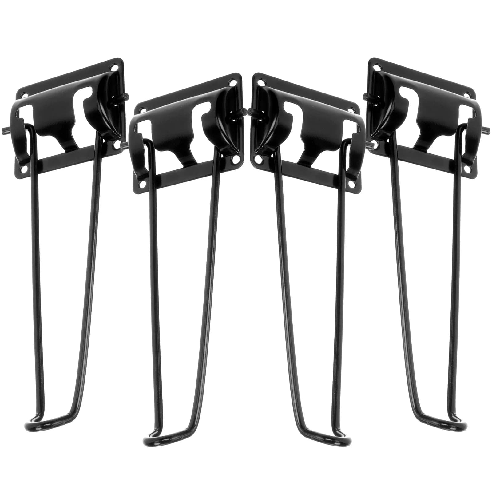  4 Pcs Folding Table Legs Hair Pin Replacement Hairpin Foldable Simple Metal for Card Furniture Desk