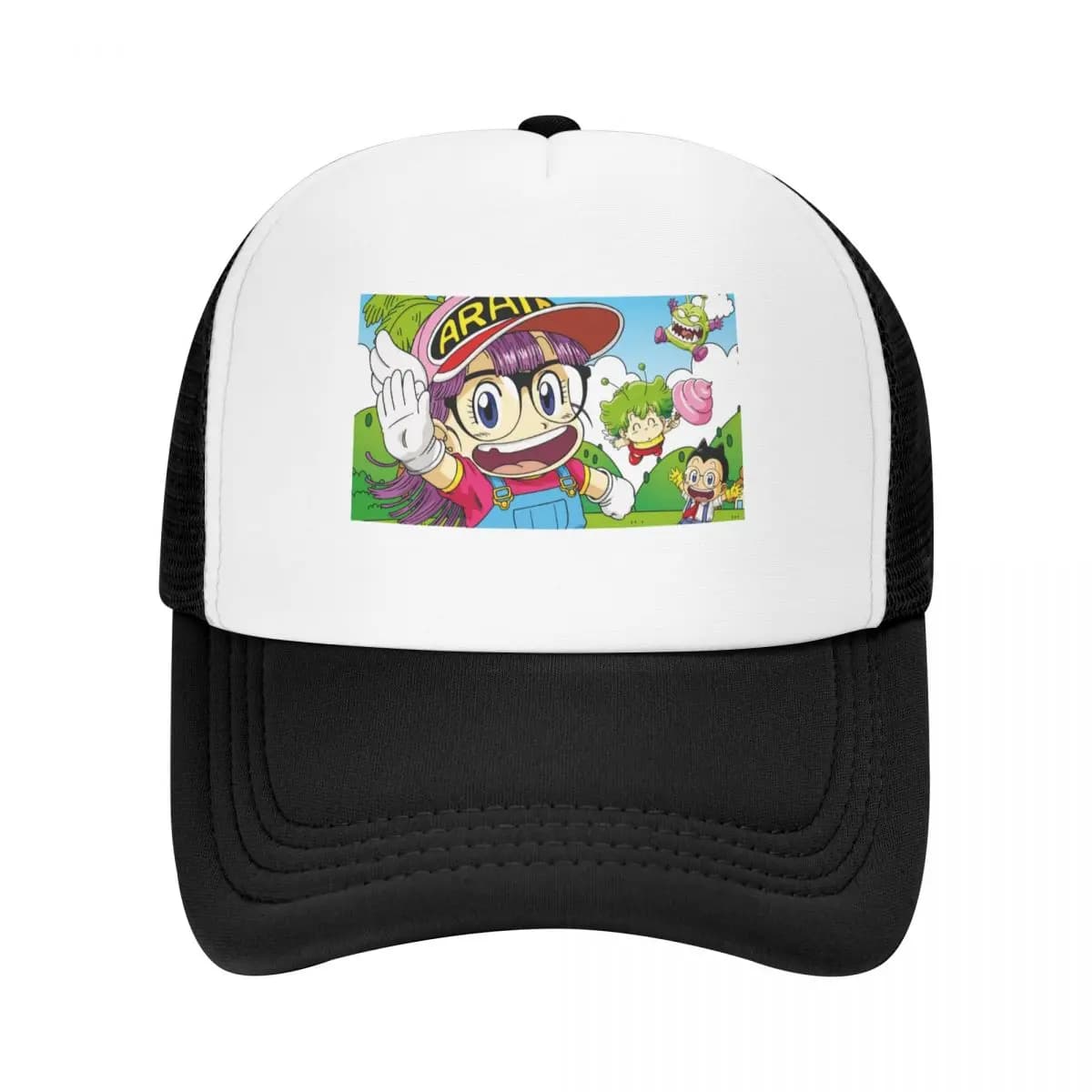 Arale Anime Cute Dr Slump Baseball Cap Mesh Truck Caps Golf Sports Hat