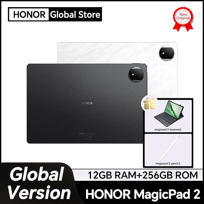 Global Version Honor Tablet MagicPad 2 12.3 inch 3K OLED 144Hz Display Snapdragon 8s Gen 3 Processor 10050mAh Battery 66W Wired