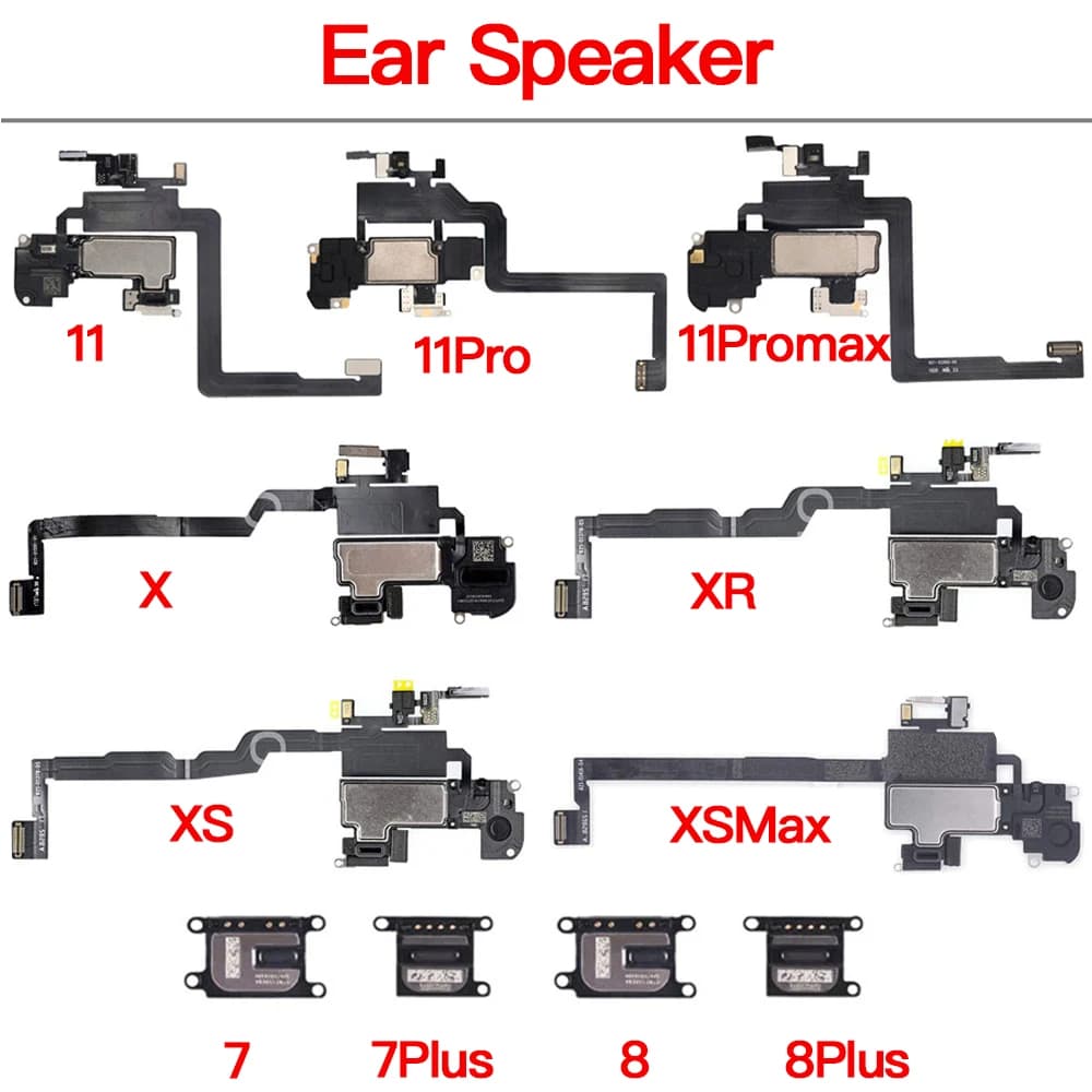 Ear Speaker Piece Replacement For iPhone 7 8 Plus X XR XS 11 Pro Max Top Loud Speaker