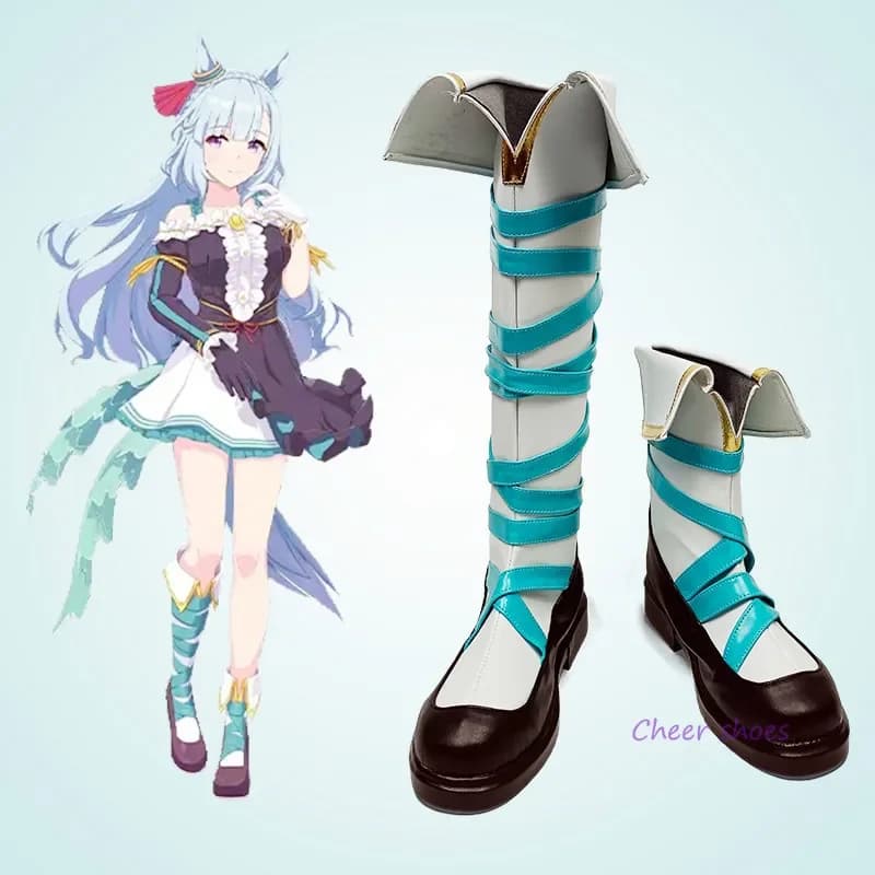 Mamusume Pretty Derby Mejiro Ardan Cosplay Shoes Cosplay Boots Comic for Women Halloween Cosplay Costume Prop Anime Carnival