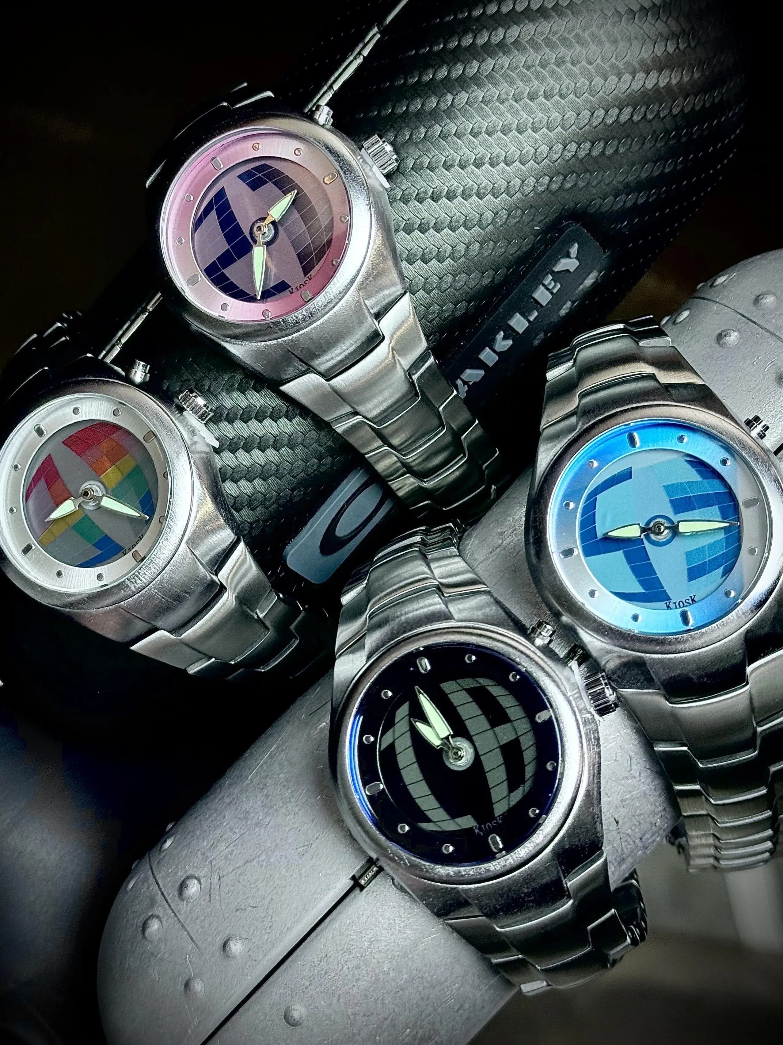 Kiosk Genuine Original F Style Digital Display Watch Style Retro Special-Shaped Watch Classy Ins Same Style Niche