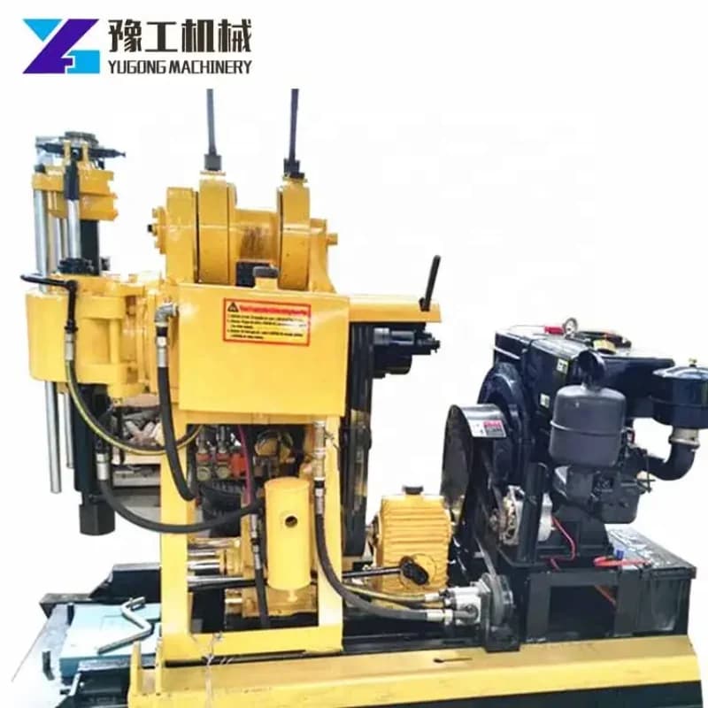 China 100m Depth Soil Borewell Drill Rig Machine Manufacture Easy Operate Construction Water Well Drilling Rig Sale for Oman