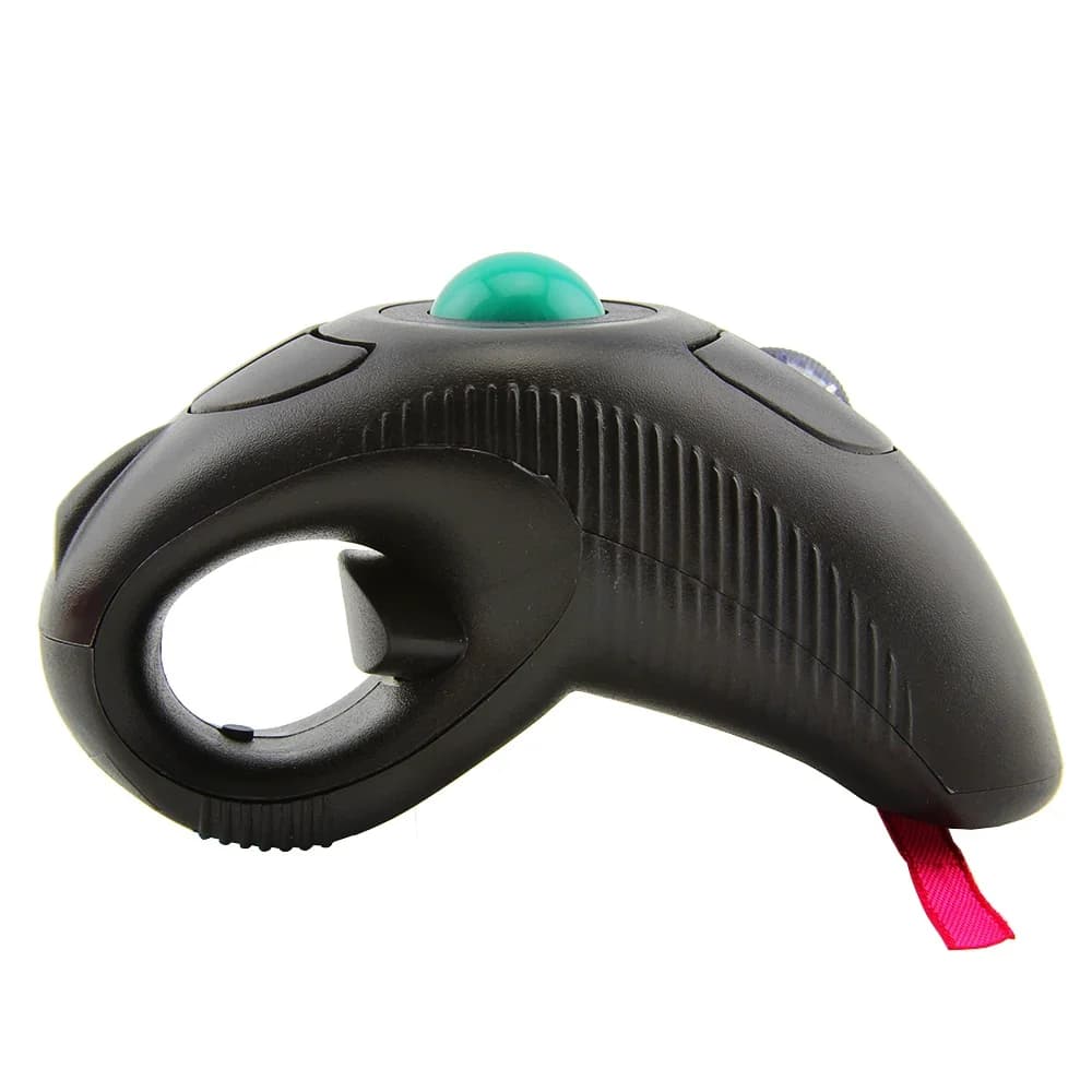 Wireless Trackball Laser Mouse Thumb-Controlled Mause 2.4G 10M Handheld Finger Air Design Mice For Teacher PPT Presentation