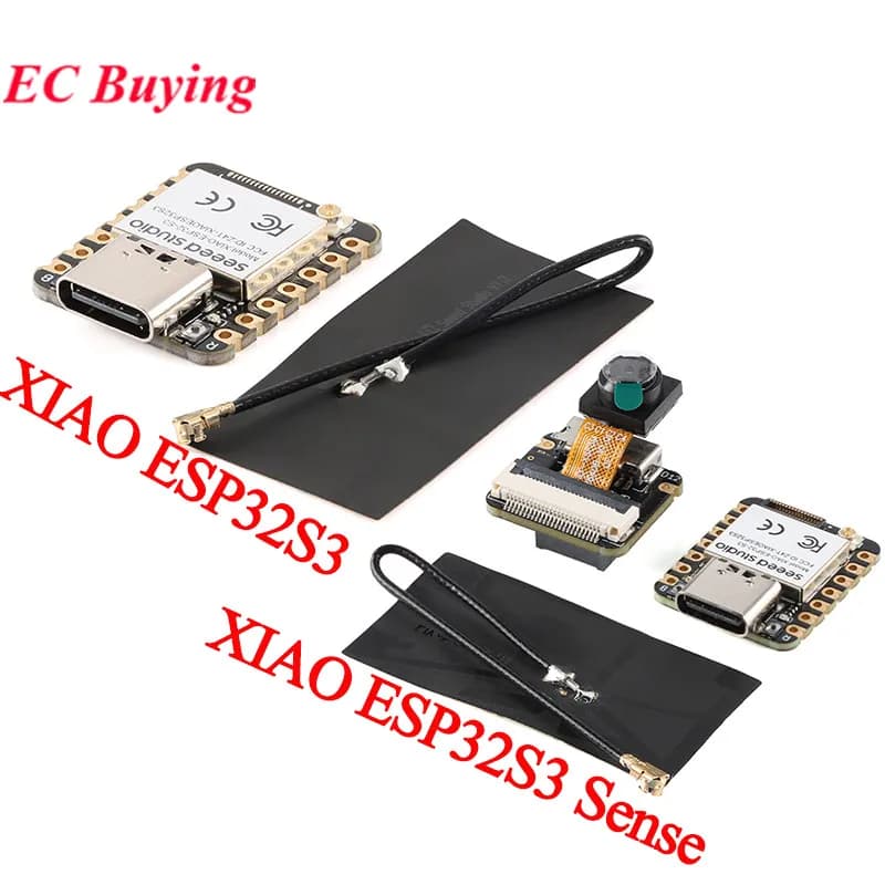 2Pcs/1pc Seeeduino ESP32-S3 Seeed Studio XIAO ESP32-S3 Sense 2.4G WiFi BLE Mesh 5.0 8MB OV2640 Camera Module Development Board