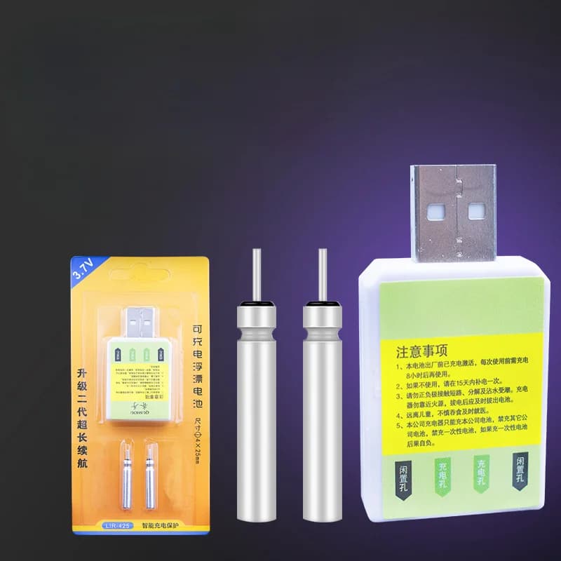 For CR425 Battery USB Charger Fishing Buoy Glow for Electronic Glow Stick Night Fishing Buoy Fishing Gear