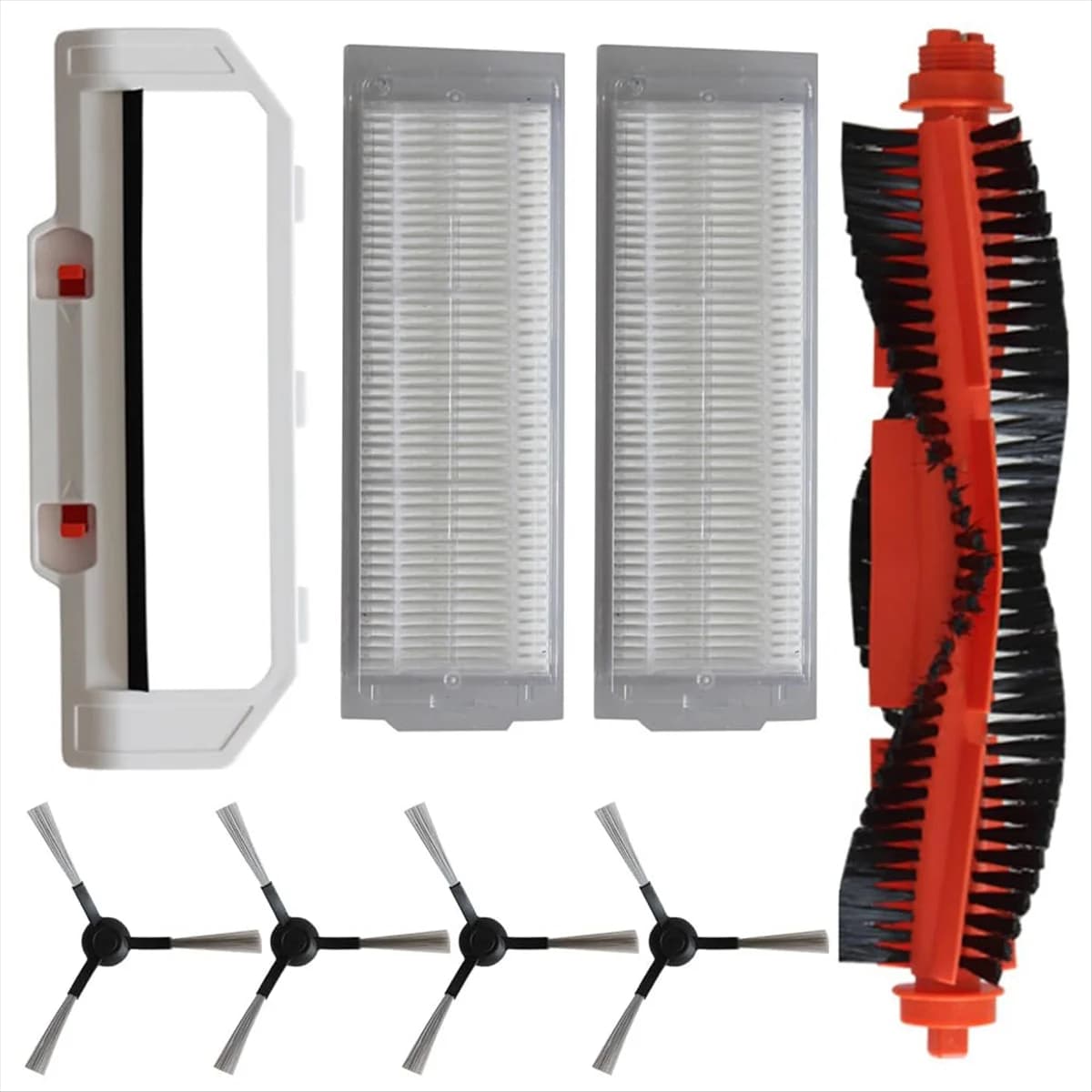 Replacement Accessories Set for SL200 Robot Vacuum Cleaner Include Filters Brush Cover Parts