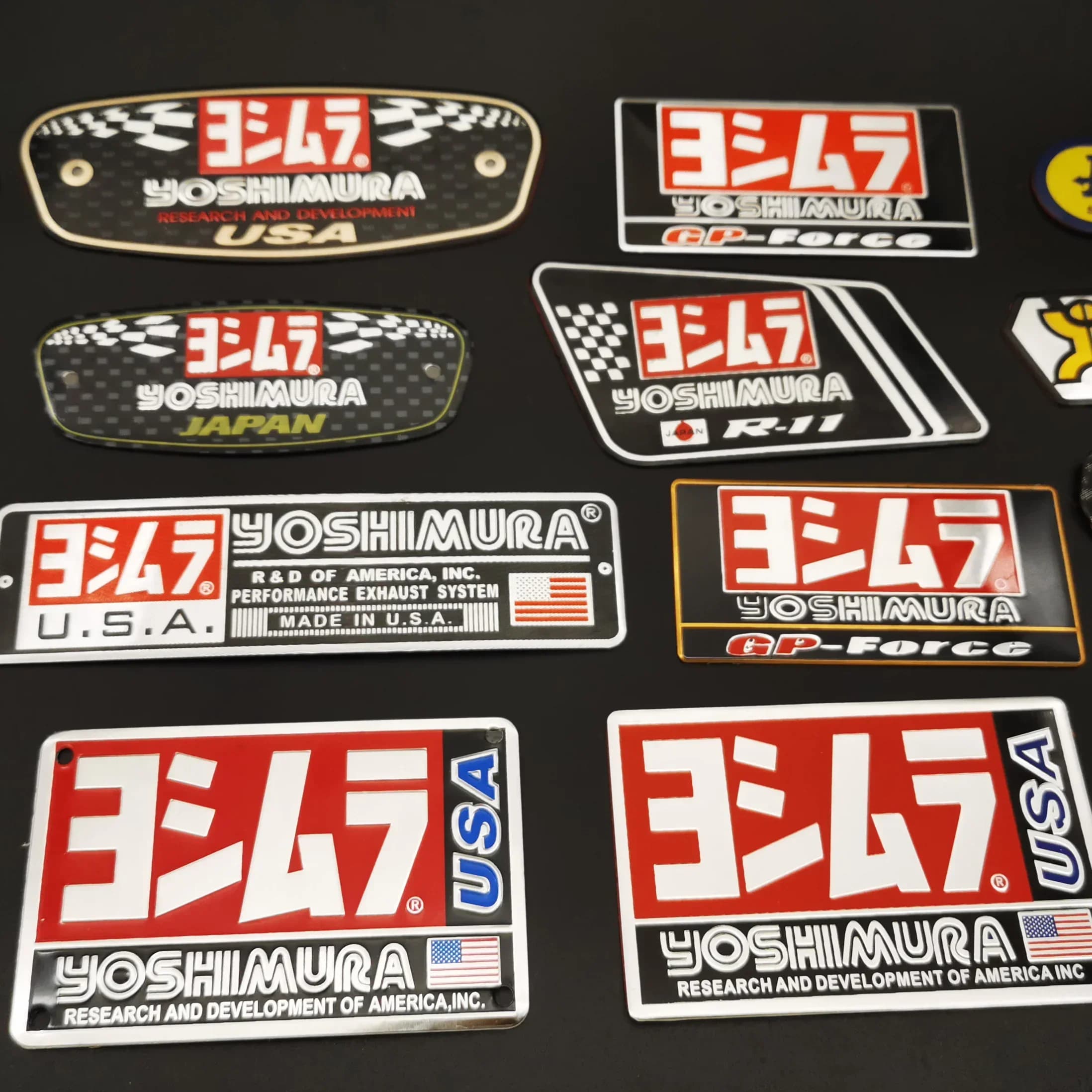 2PCS/Lot New Arrval Aluminium Motorcycle Exhaust Pipes Pipe Decal Sticker Cool Personality Scorpio For Yoshimura