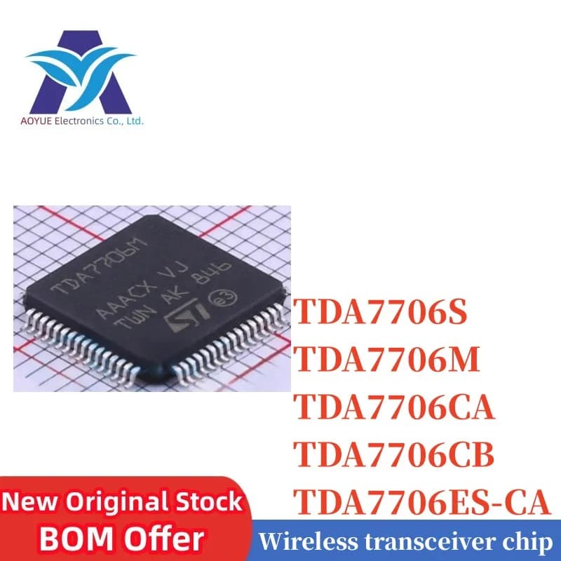 TDA7706 TDA7706S TDA7706M TDA7706CA TDA7706CB TDA7706ES-CA Highly integrated tuner for AM/FM car-radio Wireless transceiver chip