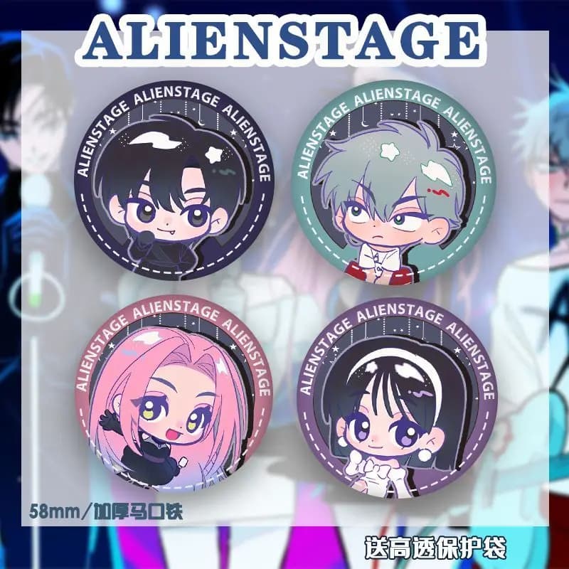 ALIEN STAGE Brooches for Women IVAN TILL Badges Pins Luka Fashion Jewelry Mizi Metal Accesorios Sua Hyuna Brooch Friend Gifts