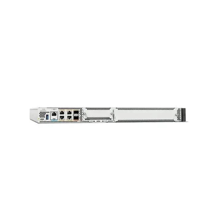 C8300-1N1S-4T2X 8300 Series 1RU platform with 1 SM slot and 1 NIM plus 2 x 10Gbps and 4 x 1Gbps Layer3 Ethernet ports Router
