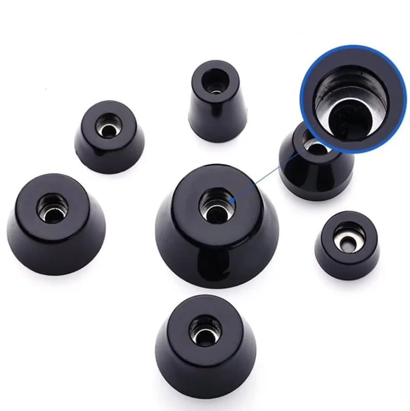 8pcs Cutting Board Rubber Feet Bumper Chair Floor Protector Non-slip Non Marking Fine Grips for Furniture/Electronics/Appliances