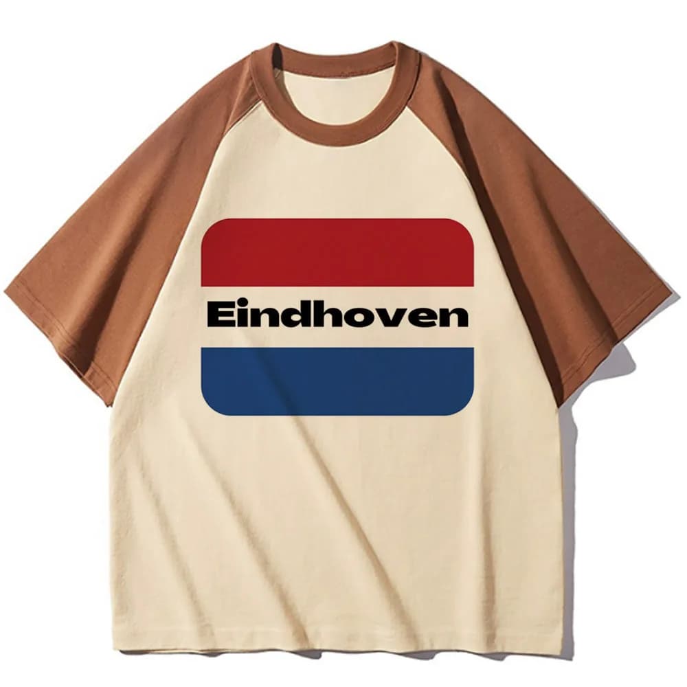 Eindhoven Tee women manga designer crew neck t shirt girl Japanese harajuku clothes
