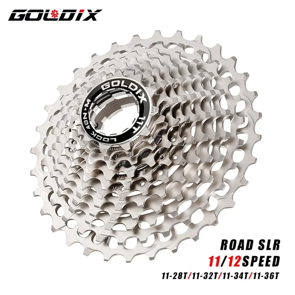 GOLDIX Ultra-light Road Bike Freewheel CNC Hollow 7075 Aluminum Alloy HyperGlide Cassette for Shimano 11/12speed R7000 R8000
