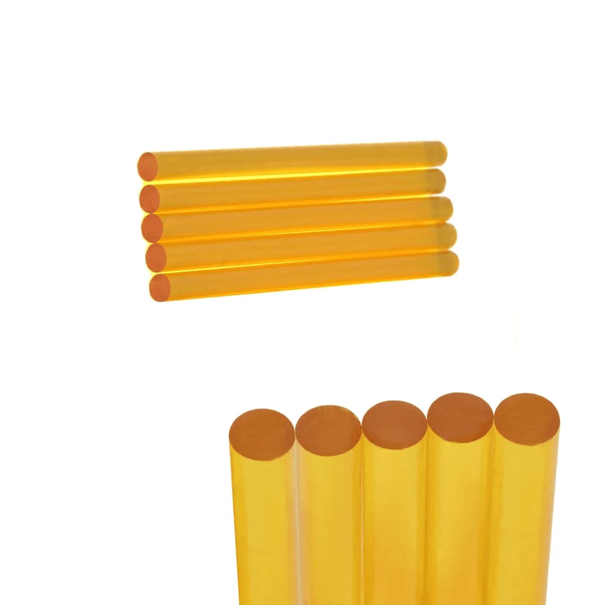 24 Pcs Black/Yellow Hot Melting Glue Sticks Hair Extension Glue Sticks Hair Bond Adhesive Sticks for Hair Extensions