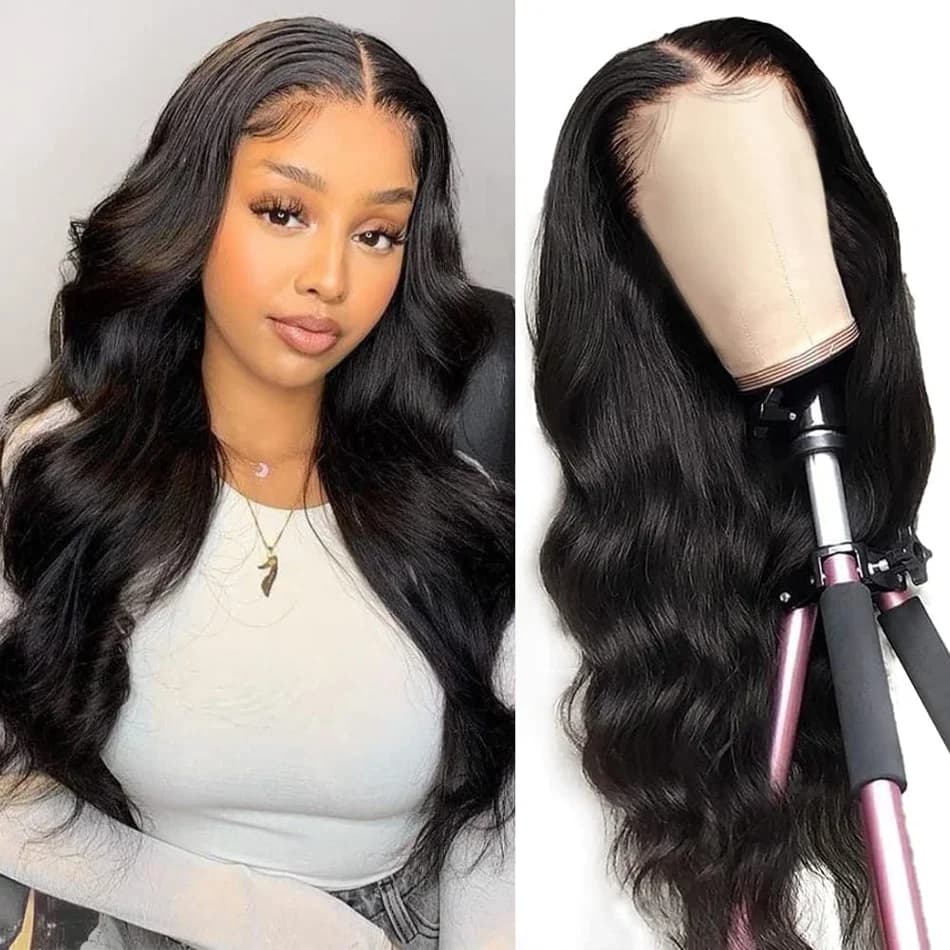 Boby wave 13x6 hd lace frontal human hair wigs for women Brazilion 30 inch lace wig 200 Density Lace Front Wig cheap on sale