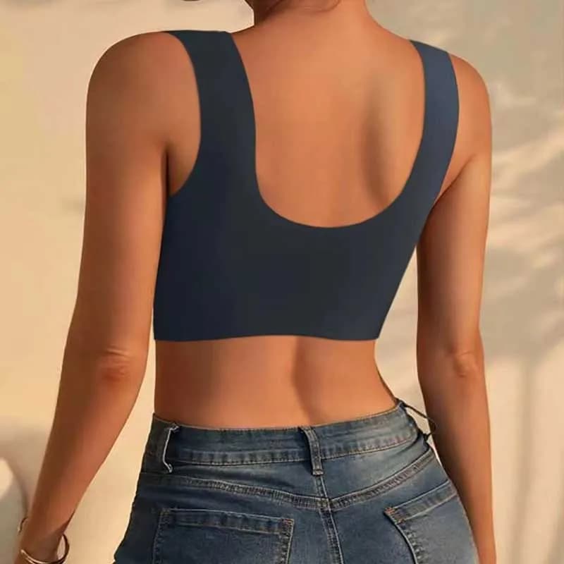 Women's sports underwear Invisible bra seamless breathable comfortable elastic shockproof underwear without steel rings