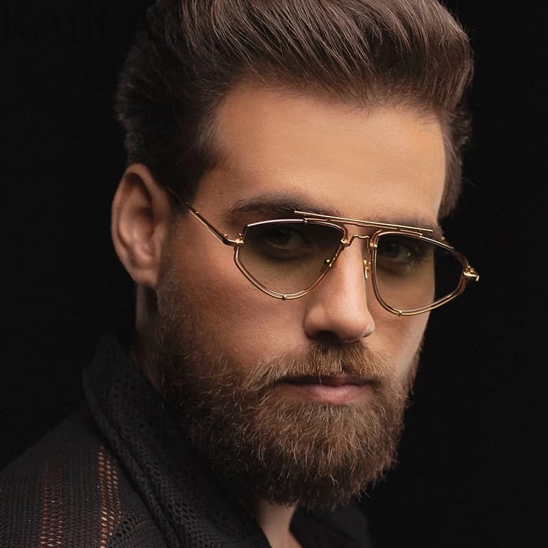 Gothic Steampunk Square Sunglasses Men 2025 Luxury Brand Futuristic Punk Eyewear Metal Frame Sun Glasses Shades UV400 Protection