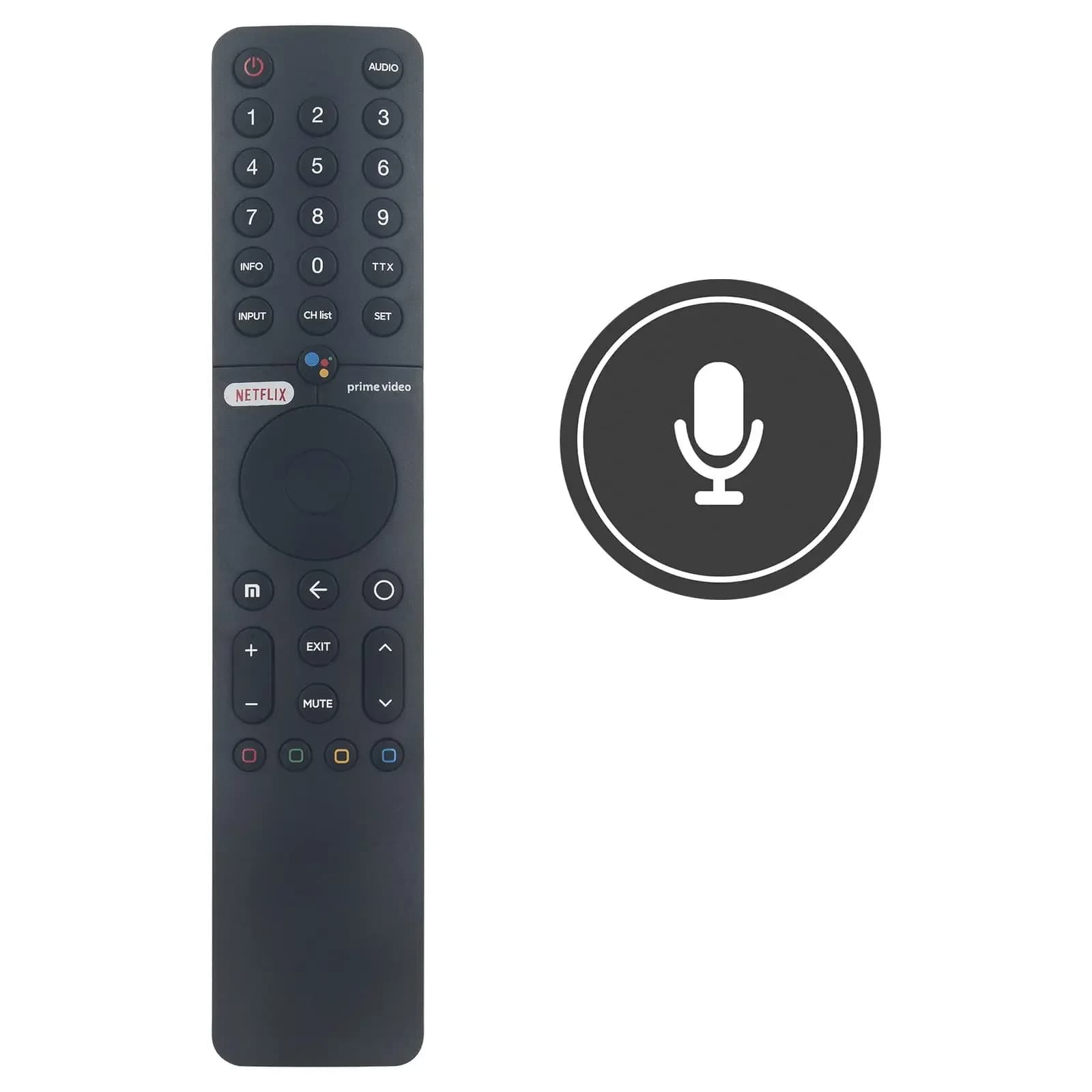 XMRM-19 360℃ Bluetooth Voice Remote Control for Xiaomi Mi TV Android 4K P1 Q1 Smart TV Fit for L32M6-6AEU L43M6-6AEU L75M6-ESG
