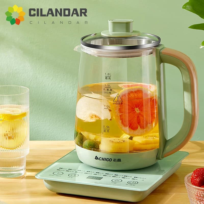 New 2025 220V CHIGO Health 1.8L pot automatic multifunctional tea maker household electric heating kettle CHIGO