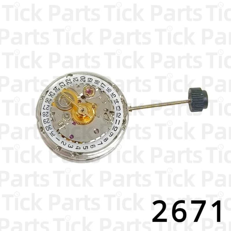 Watch Movement Accessories Brand New China 2671 White Machine Replaces ETA-2671 Movement