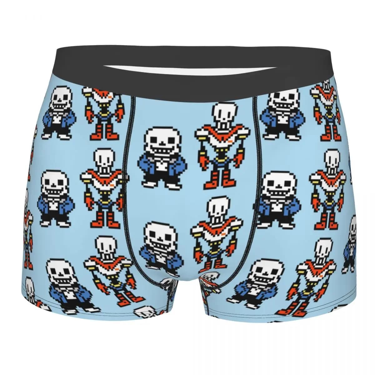 Man Undertale Sans And Papyrus Underwear Game Humor Boxer Briefs Shorts Panties Homme Breathable Underpants S-XXL