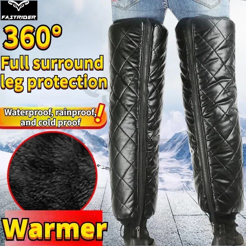 Motorcycle Knee Pads Leggings Winter Thickened Cotton Windproof,cold-proof Waterproof Cycling Knee Pads for Men Women