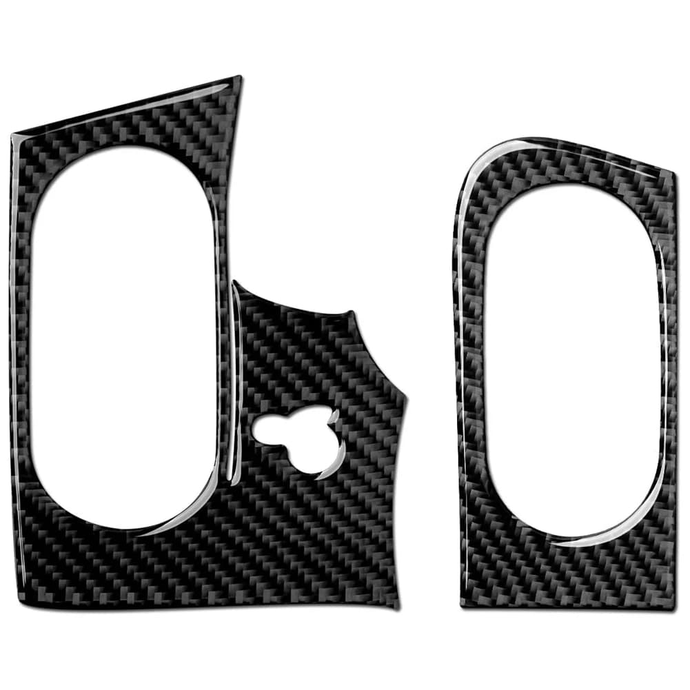 Carbon Fiber Side Air Outlet Vent Cover Trim Sticker Decal for Chevrolet Corvette C6 2005 2006 2007 Interior Accessories
