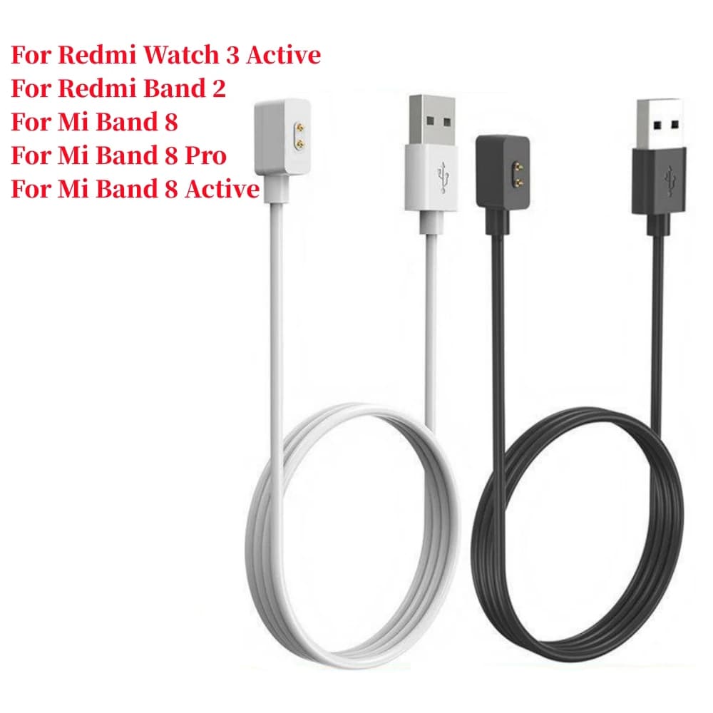 USB Charger Cable For Xiaomi Band 8 Active Mi Band 8 Pro Magnetic Charging Cradle Adapter For Redmi Watch 3 Active Charger Dock