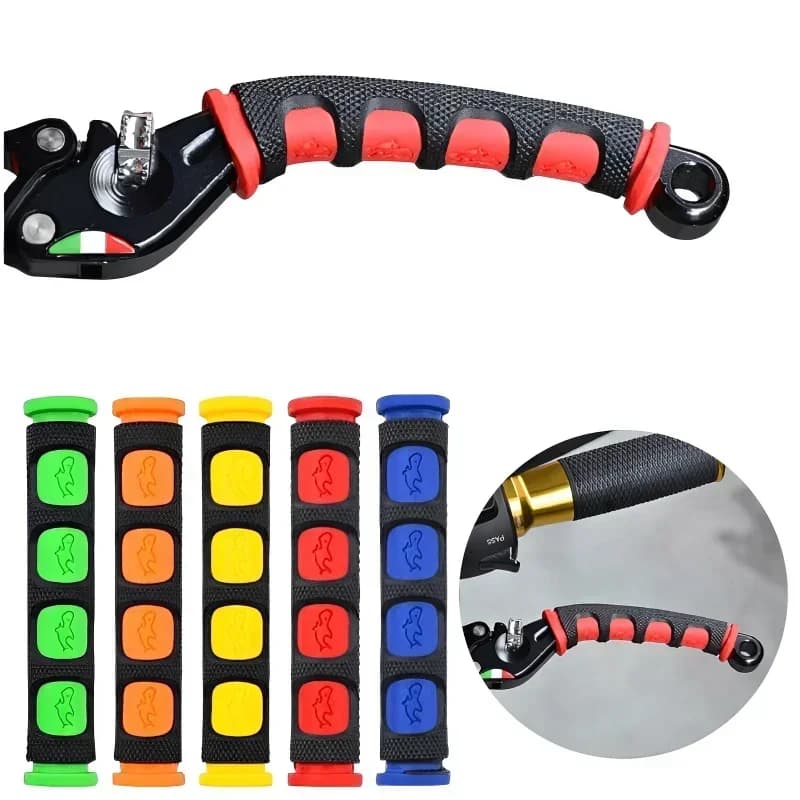 1 Pair Motorcycle Brake Handle Protection Cover Mountain Road Bike Brake Lever Protection Anti Slip Gel Sleeve