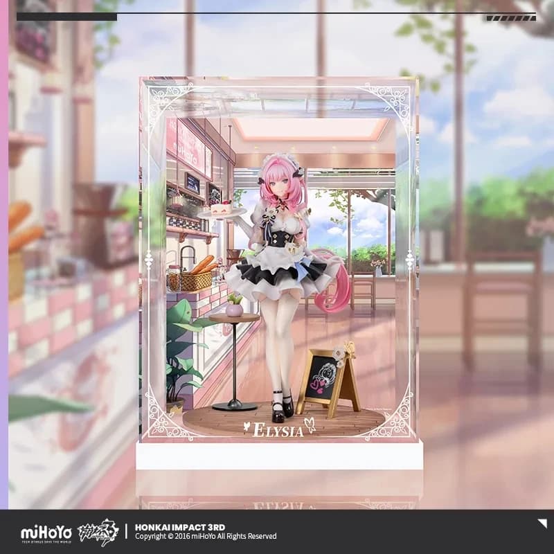 [Genuine] Game Honkai Impact 3RD Elysia Pink Sweetheart Miss Figures Exclusive Display Case Cosplay Accessories Birthday Gifts