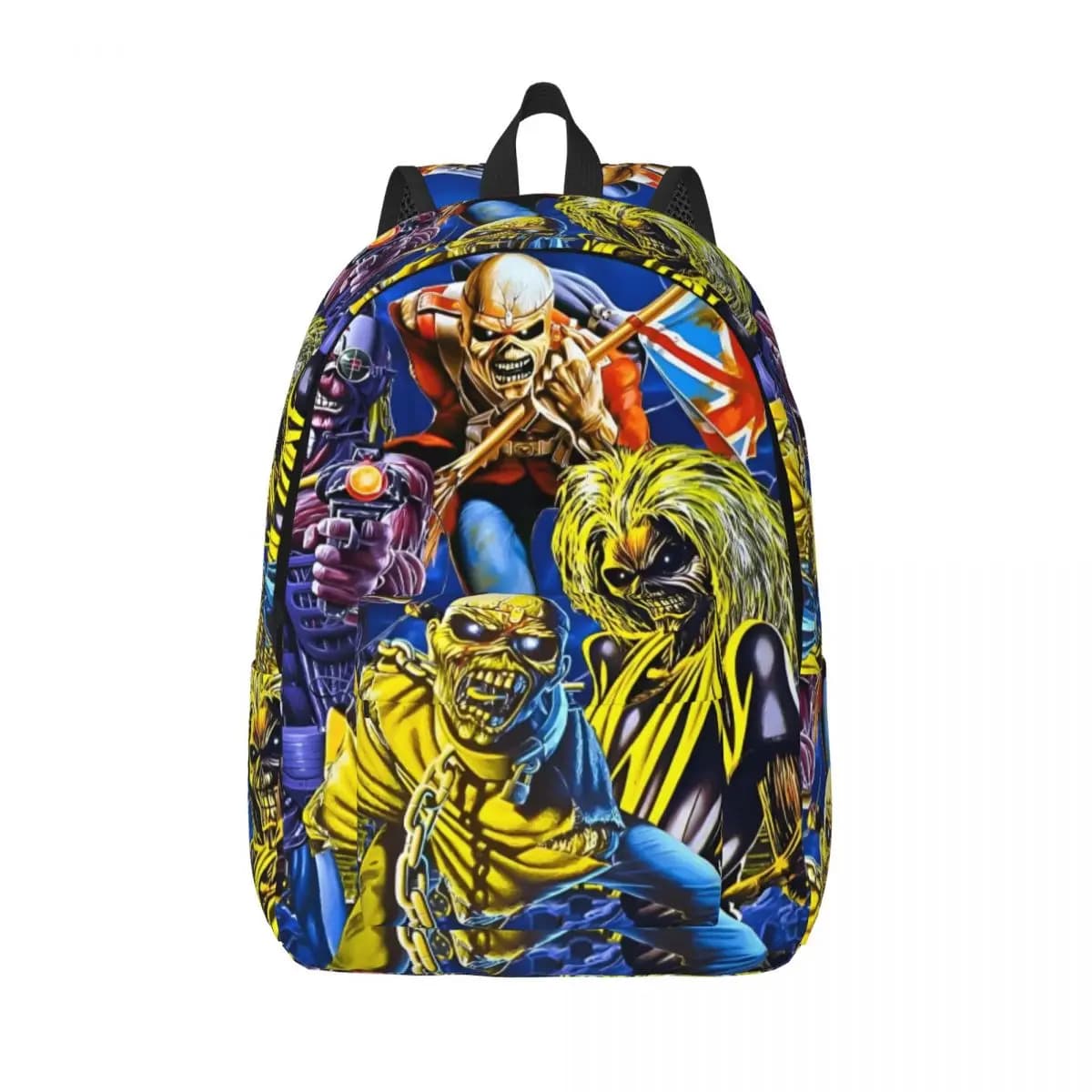 The Number Of The Beast  Backpack Modern Backpacks Iron-Band-Maidens Music Rock Women School Bags High Quality Rucksack