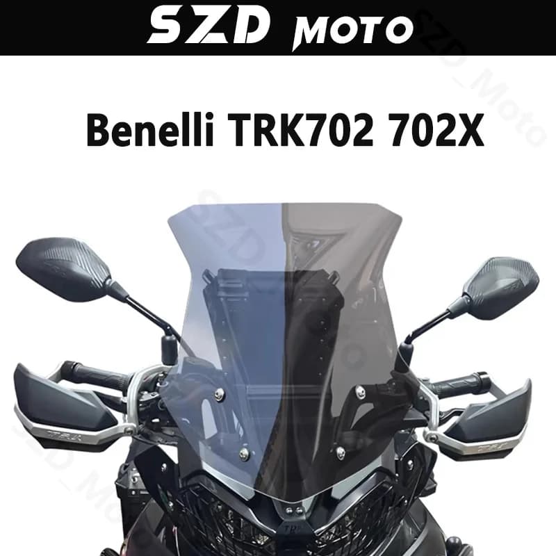 For Benelli TRK702 TRK702X TRK 702 702X High Quality Motorcycle Windshield Windscreens Wind Deflectors Front Glass Transparent