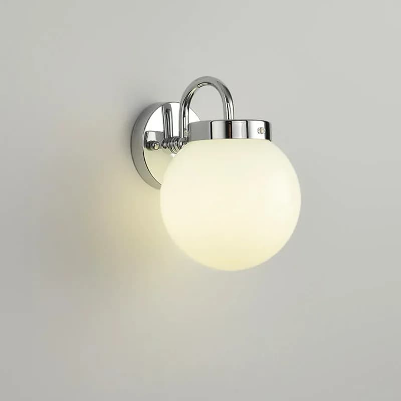 LED milk white glass wall lamp Bedroom bedside study lamp corridor corridor living room TV background wall lamp