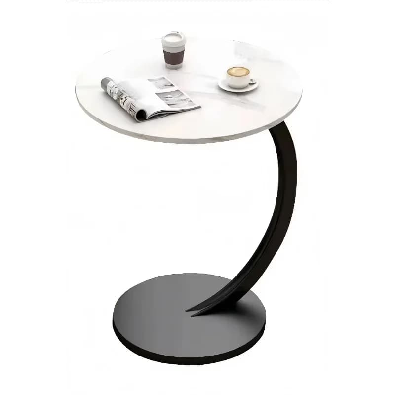 Modern Living Room Coffee Table Centerpiece, Round Floor Mini Side Coffee Table – Home Space-Saving Living Room Furniture