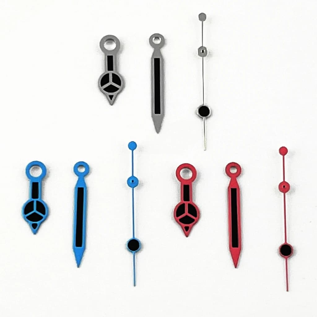 New Silver/Blue/Pink Watch Hands Fit NH35 NH36 ETA2836 2824 PT5000 DG2813,3804 Movement