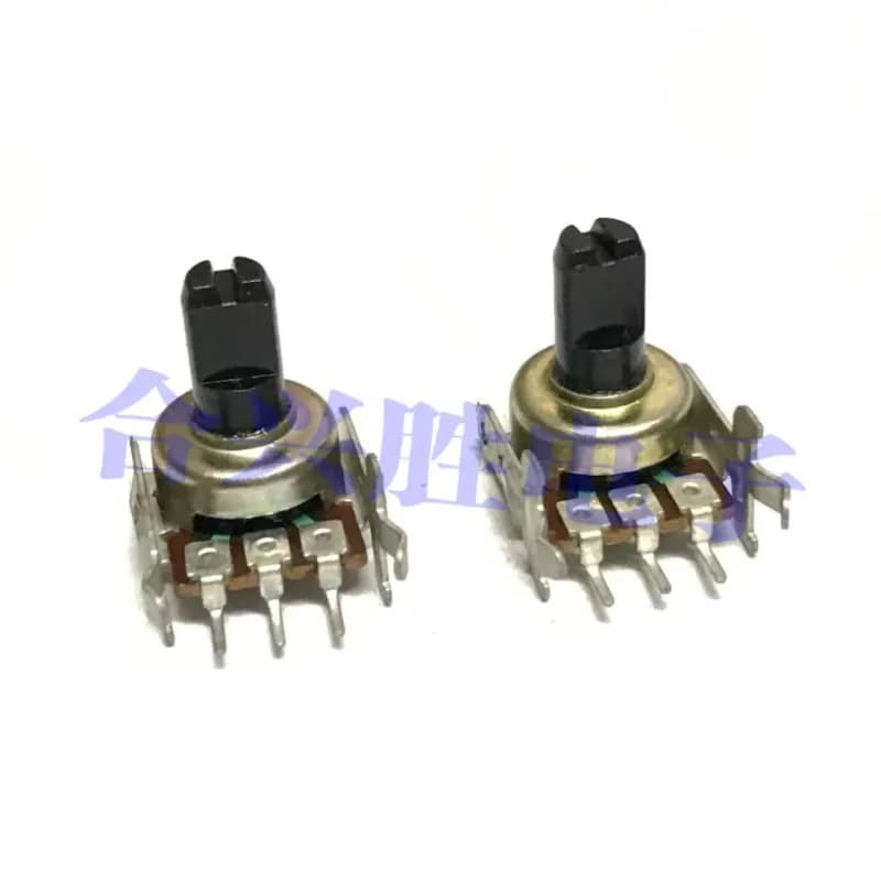 1 Piece 121 Type Rotary Potentiometer A503 A50K Audio Power Amplifier Computer Speaker Volume Potentiometer Shaft Length 10MM