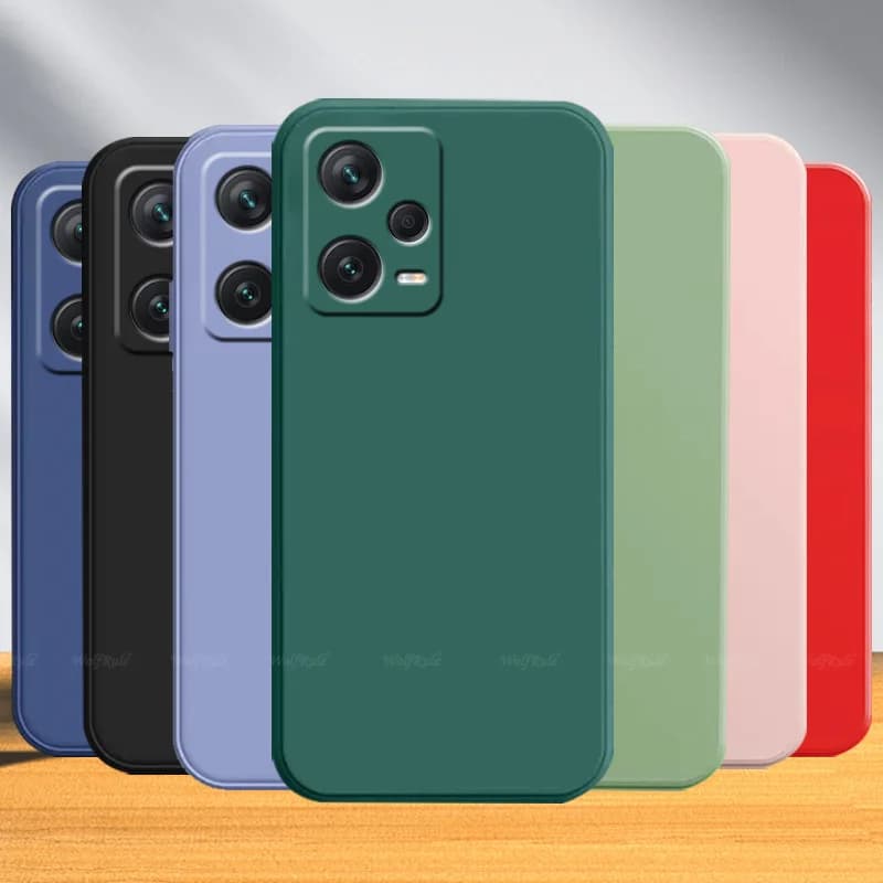 For Redmi Note 12 Pro 5G Case Cover Xiaomi Redmi Note 12 Pro 5G Funda Bumper Original Liquid Silicone Case Redmi Note 12 Pro 5G