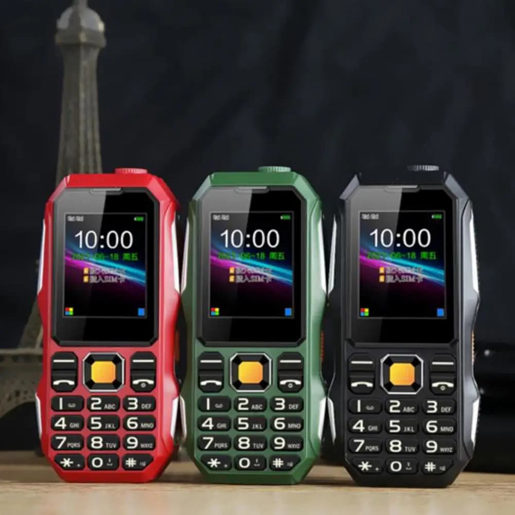 Senior Phone Dual Card Slot Strong Flashlight Long Standby Time Voice Calls Multifunctional Large Button Mini Cell Phone