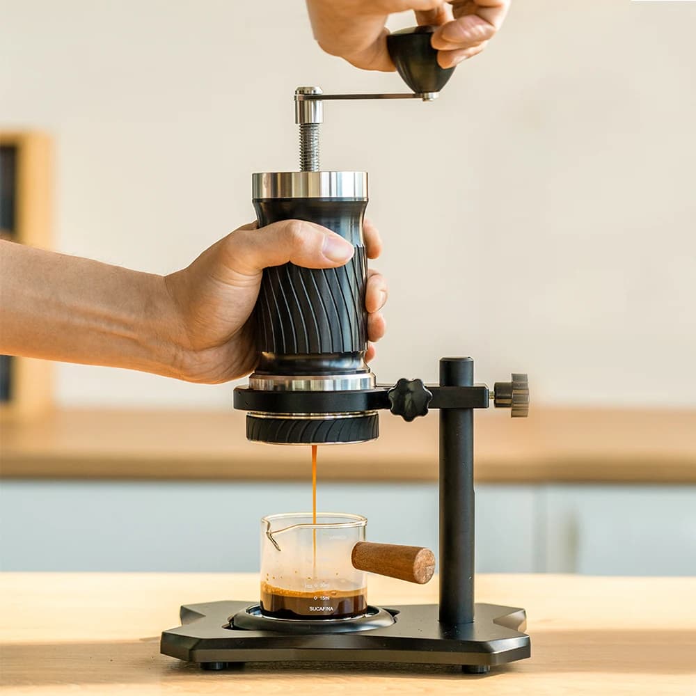 Manual Coffee Maker Espresso Maker Italian Thickener Home Outdoor Latte American Portable High-pressure Hand Espresso Machine