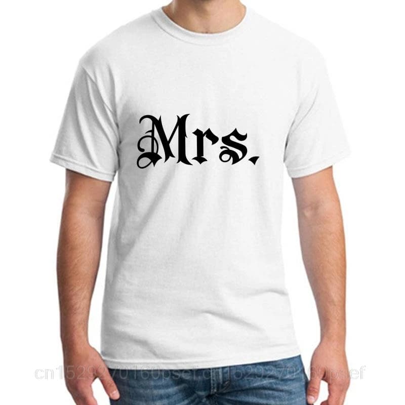 Graphic Gladditudes Mrs. Tattoo Style t shirt for men Short-Sleeve Original summer women t-shirts gift HipHop Tops