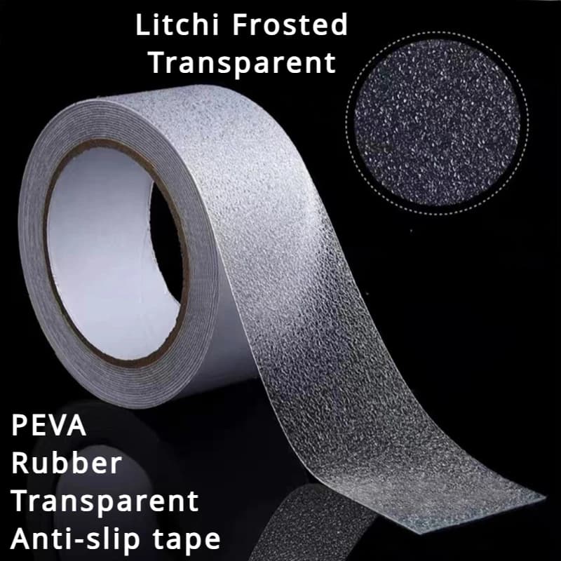 Anti-slip Tape Transparent PEVA Rubber Waterproof Anti-slip Stickers Stairs Bathroom Floor Nano Non-marking Anti-slip Adhesive