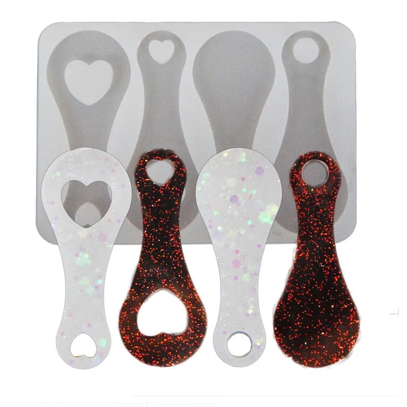 DIY Drip Glue European and American Supermarket Shopping Cart Token Drip Glue Mold Keychain Pendant Mold