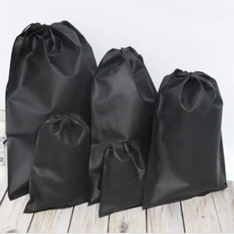 1 PC Waterproof Package Pocket Storage Organize Bag Non-Woven Fabric Draw Pocket Drawstring Bags Case New