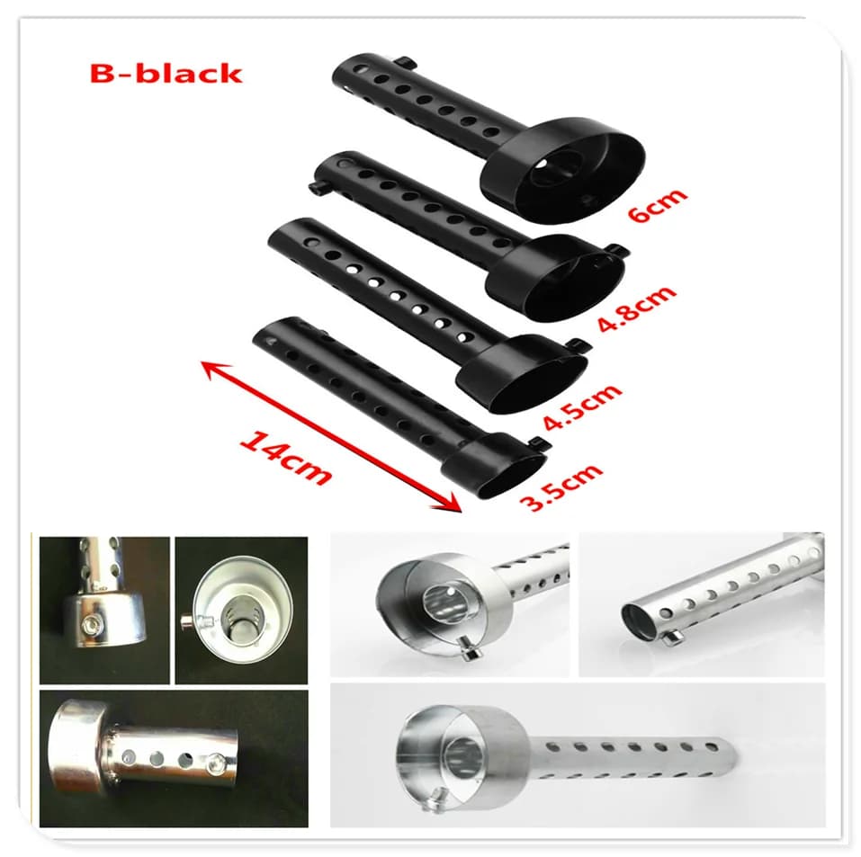 86/140mm Motorcycle Exhaust Muffler DB Killer Silencer  for HONDA CB190R VT1100 GROM MSX125 Honda XADV 750 X-11